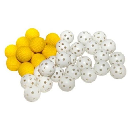 PROACTIVE SPORTS ProActive Sports MPBCP Practice Ball Combo Pack in Mesh Bag - 36 Piece MPBCP